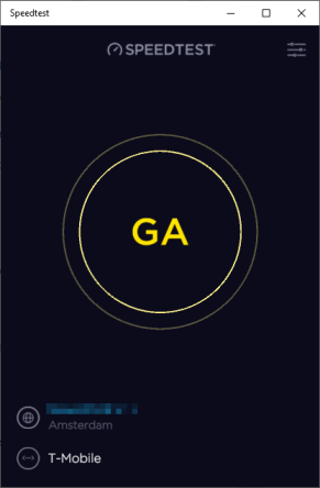 Ookla Speedtest App voor Windows