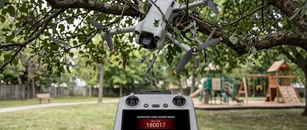 DJI Drone crash