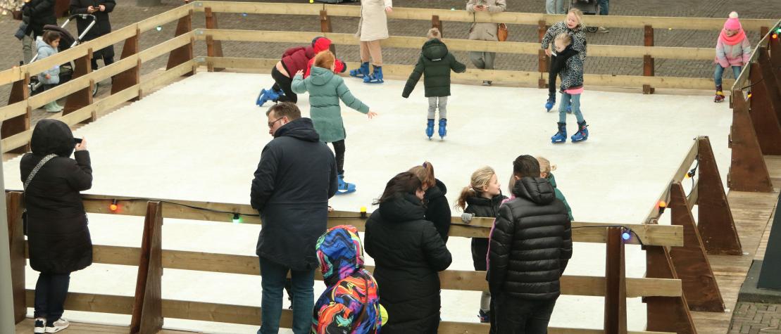 Rondje schaatsen bij Bieshof