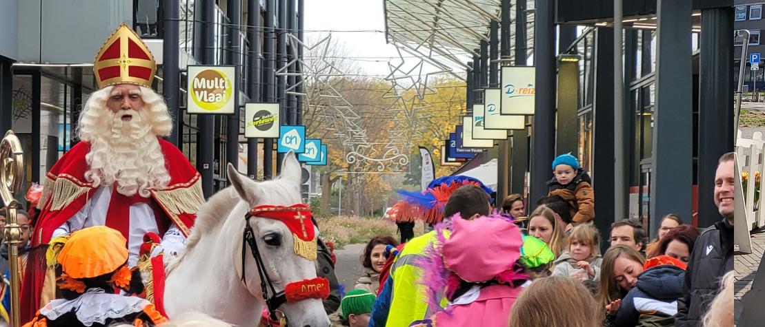 Sinterklaas bij Winkelcentrum Bieshof