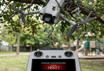 DJI Drone crash