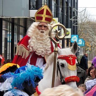 Sinterklaas bij Winkelcentrum Bieshof