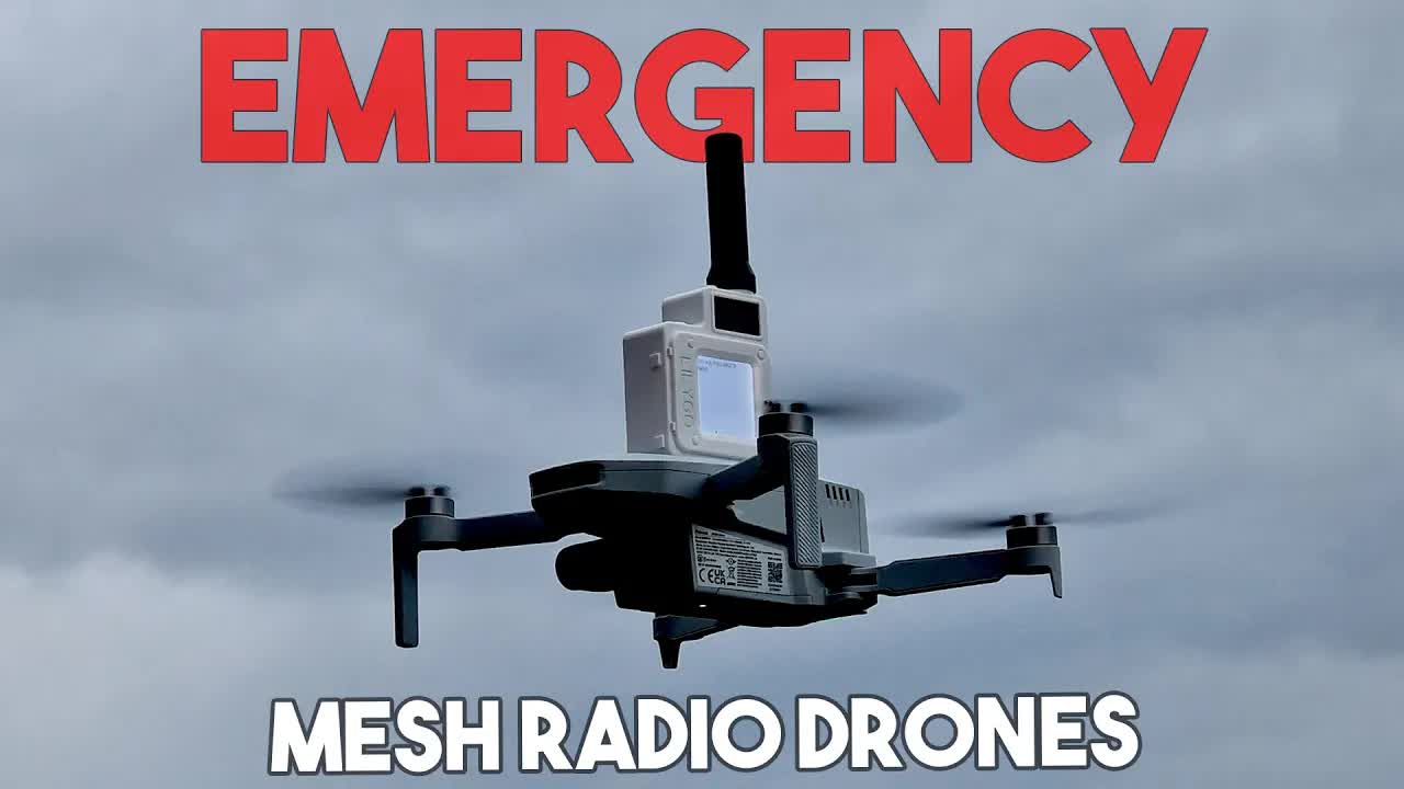 Emergency Mesh Networking Using Drones!!!