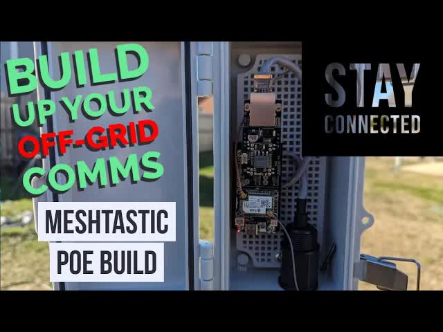 Poe Meshtastic Repeater Build Video