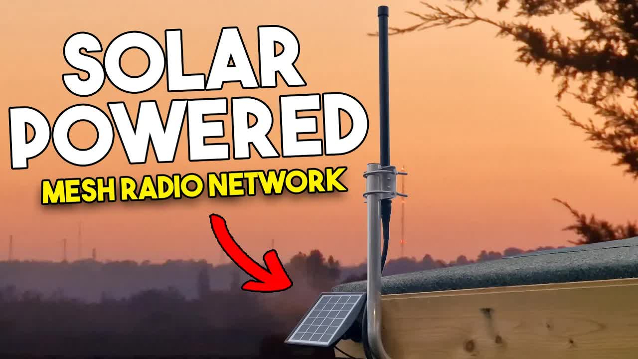 Solar Powered Mesh Radio Network!!!