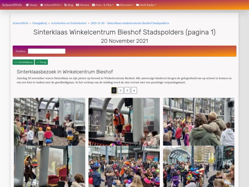 Sinterklaas winkelcentrum Bieshof Stadspolders (pagina 1)