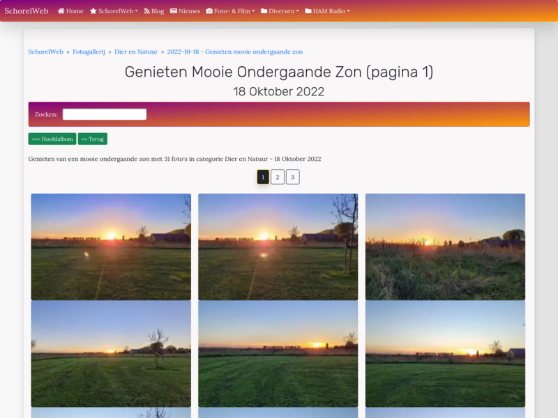 Genieten mooie ondergaande zon (pagina 1)