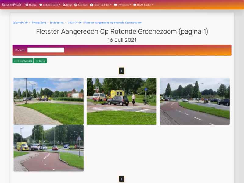 Fietster aangereden op rotonde Groenezoom (pagina 1)