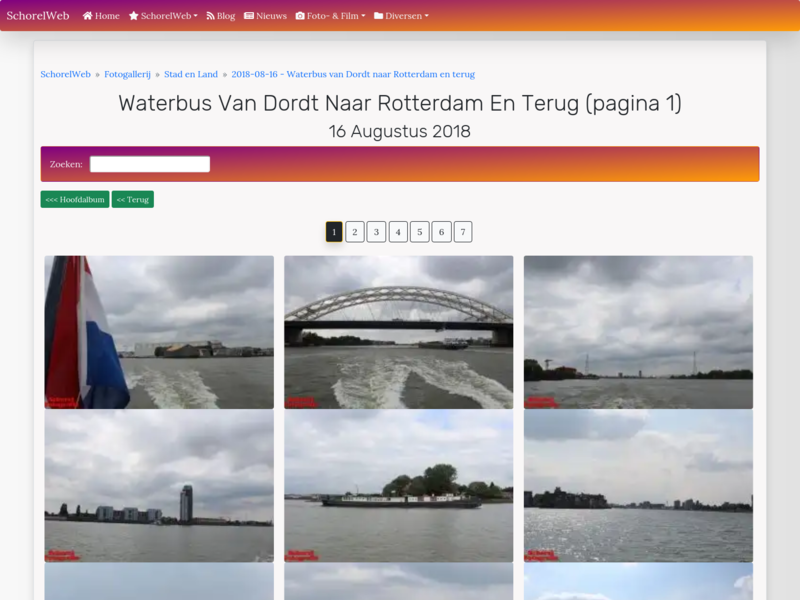 Waterbus van Dordt naar Rotterdam en terug (pagina 1)