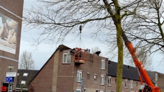 [Incidenten] :: Dak flink beschadigd door storm Eunice (11)