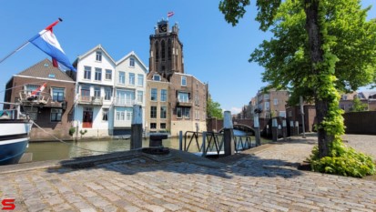 [Stad en Land] :: Grote Kerk zicht vanaf de Bomkade (3)
